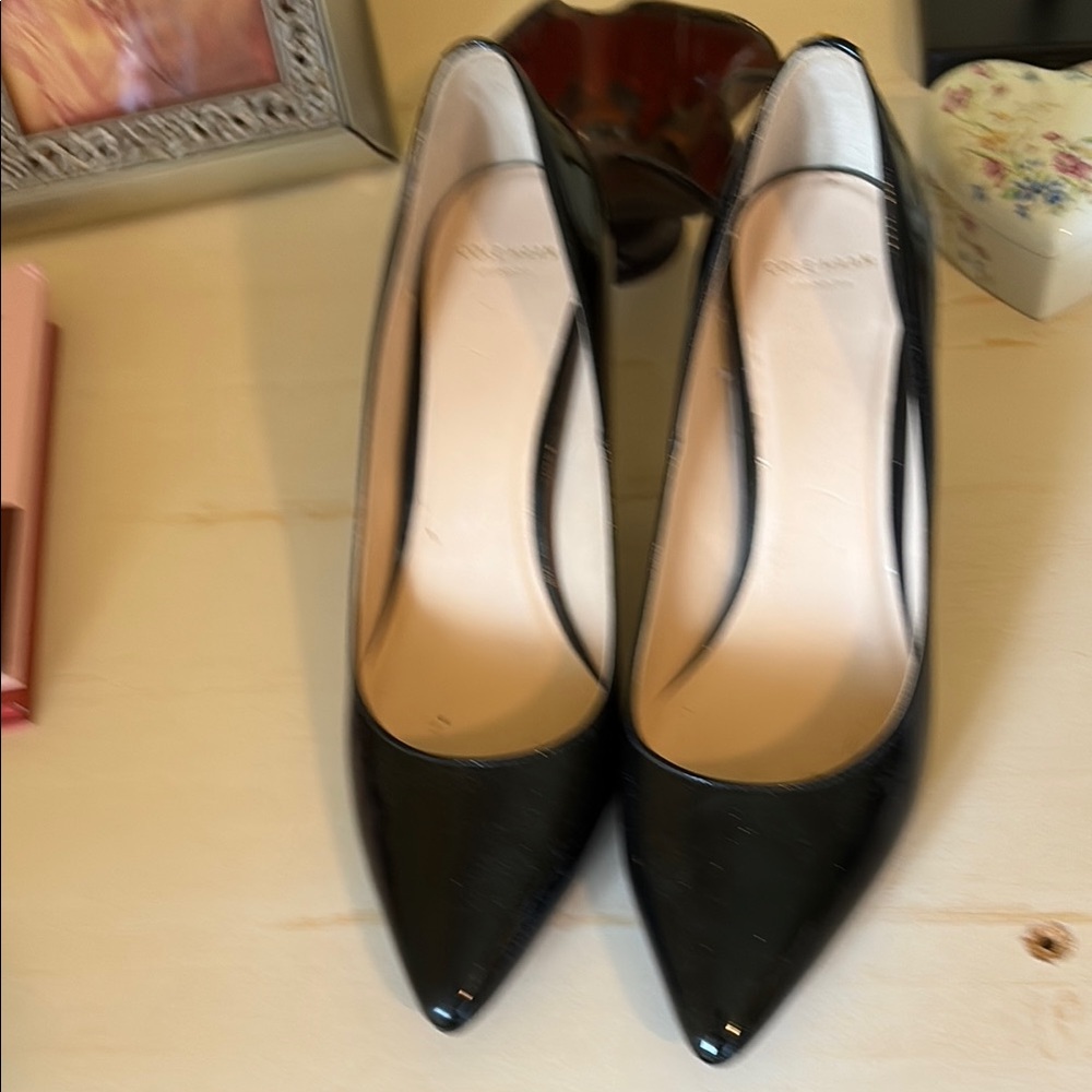 Cole Haan Black Patent Leather Heels